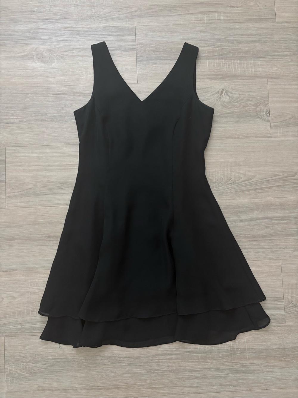 Vintage 90’s CDC Petites Women's Black Mini Dress Size 6